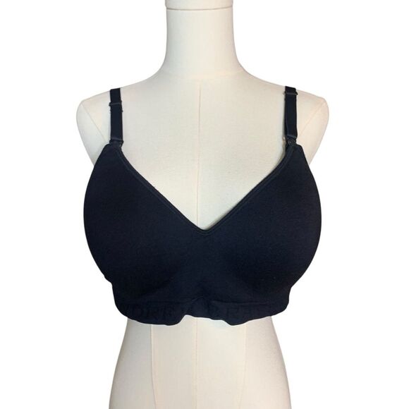 Kindred Bravely Sublime Hands-Free Pumping & Nursing Bra Women's Black Size XL - Picture 5 of 13